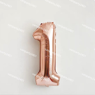 Bóng số 1 (size 36cm) & (size 70cm) trang trí sinh nhật, thôi nôi, đầy tháng, party, sự kiện, kỉ niệm…