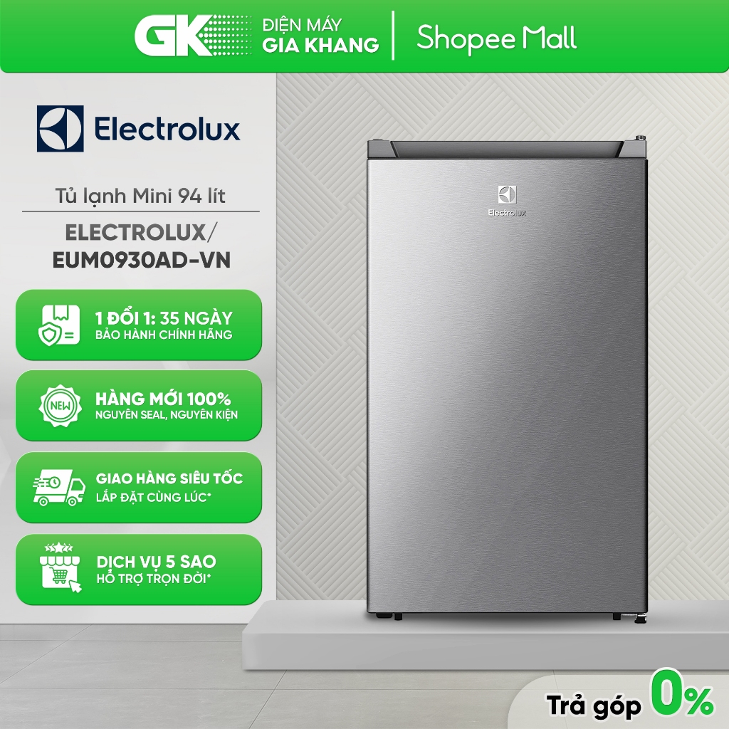 EUM0500AD-VN 45L / EUM0930AD-VN 94L / EUM0930BD-VN 94L - Tủ Lạnh ELECTROLUX - Mini 1 Cửa [Freeship HCM]