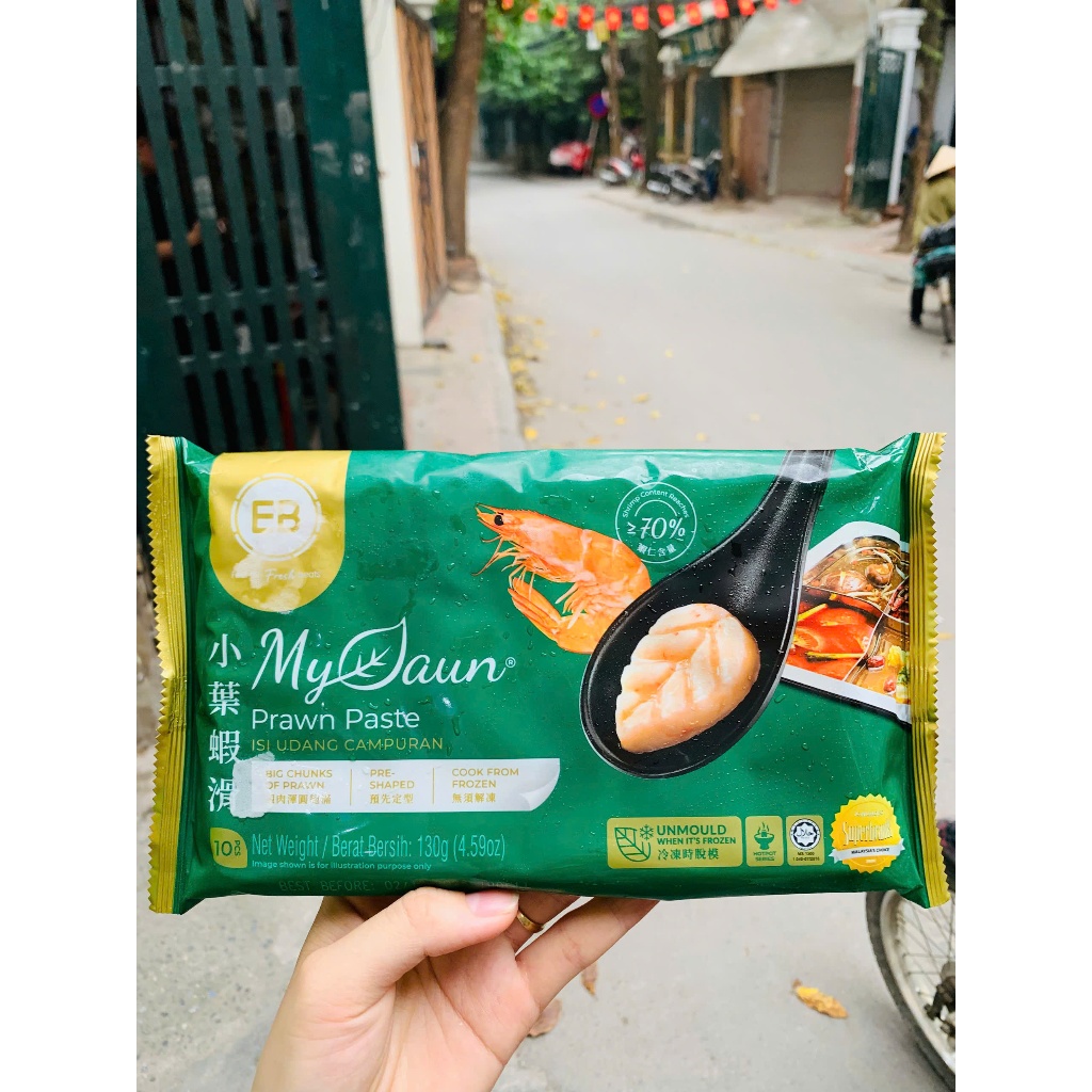 Tôm phỉ thúy mini Haidilao/ Tôm hình lá EB Malaysia 130g,tôm phỉ thuý