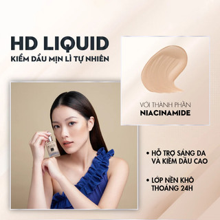 Kem Nền Catrice HD Liquid Coverage Foundation 24h màu 002 005 008 010