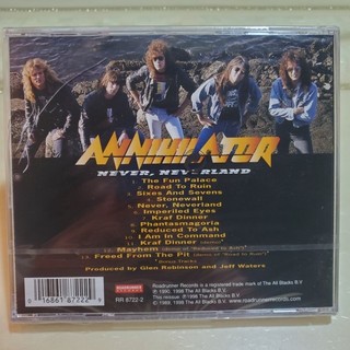 Annihilator - Never Neverland - Alice In Hell CD