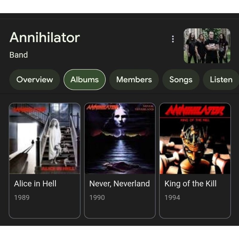 Annihilator - Never Neverland - Alice In Hell CD