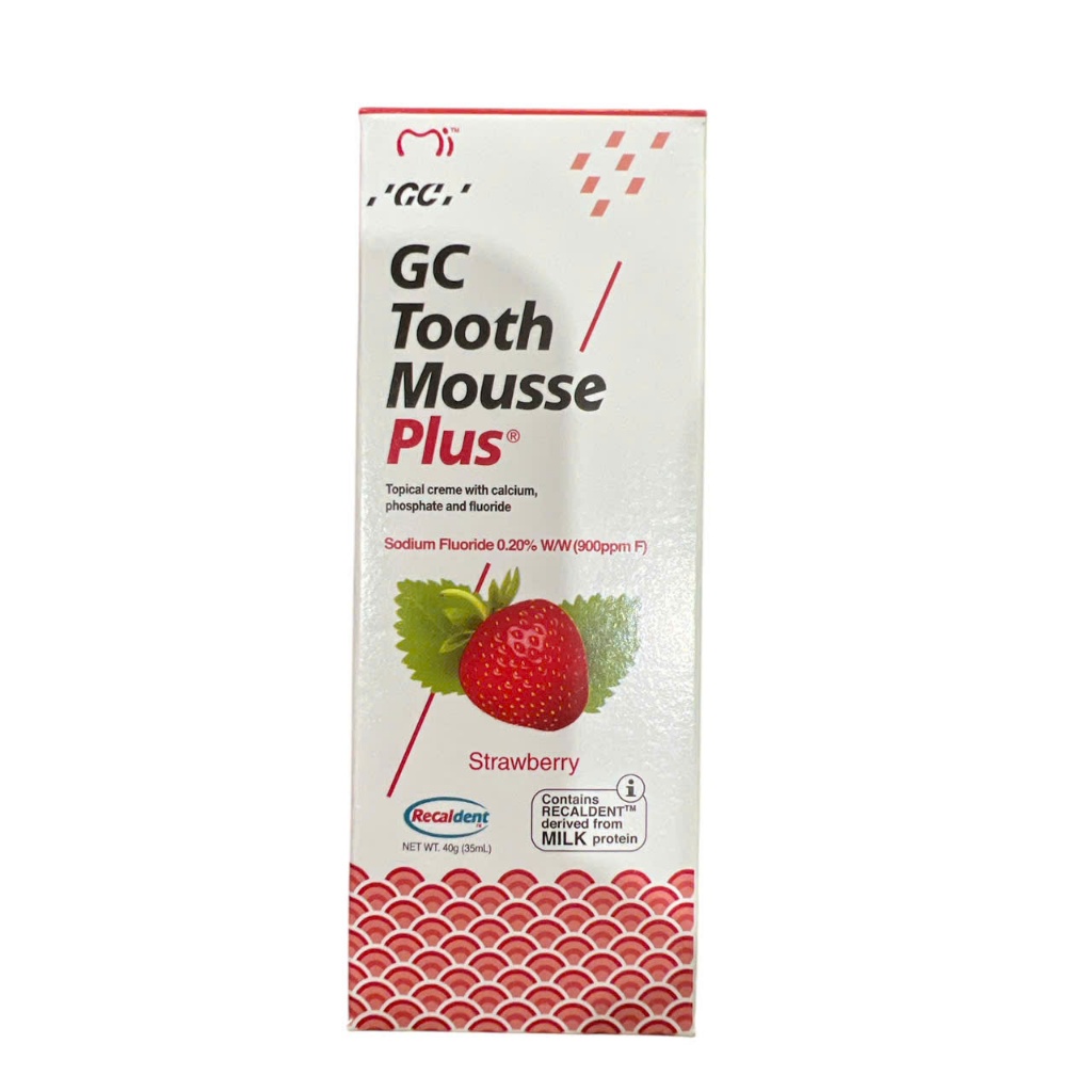 GC Tooth Mousse Plus/Tái khoáng men răng vị dâu