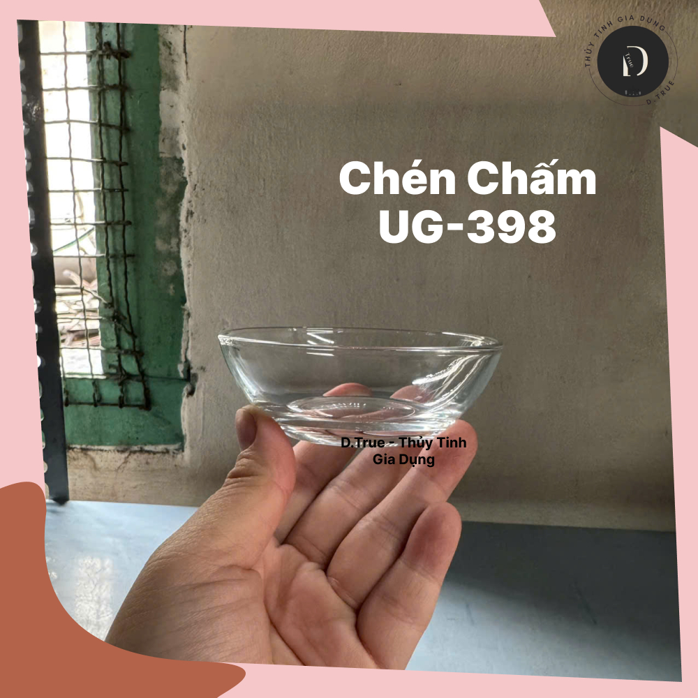 1 Chén Chấm Thủy Tinh Thái Lan (UG-398) [GIẢM GIÁ TỪ CÁI THỨ 12]