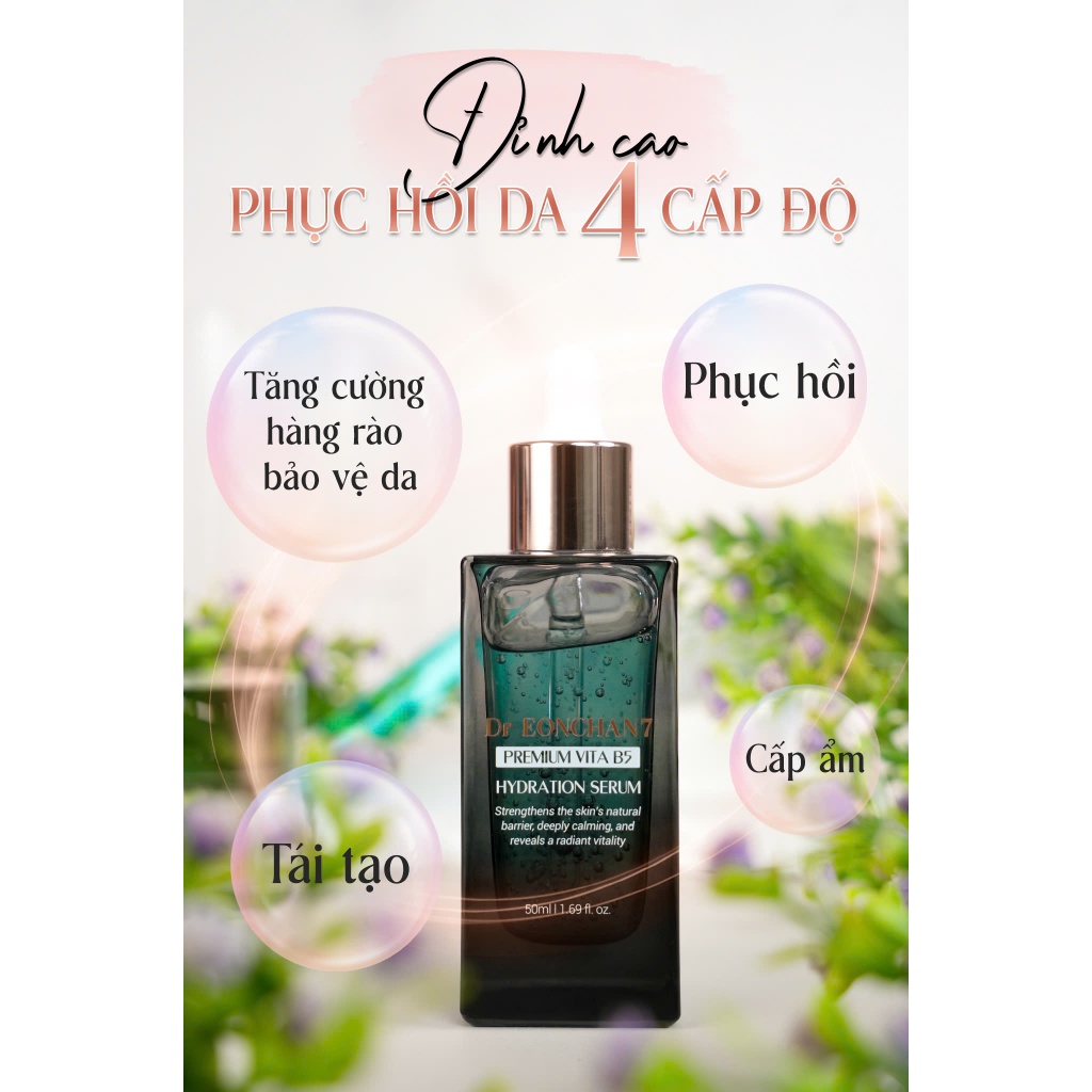 𝐄𝟓 𝗦𝗲𝗿𝘂𝗺 𝗯𝟱 𝗽𝗵𝘂̣𝗰 𝗵𝗼̂̀𝗶, 𝗰𝗮̂́𝗽 𝗮̂̉𝗺, 𝘁𝗮́𝗶 𝘁𝗮̣𝗼 Dr Eonchan7 Huong ceo 50ml 𝐏𝐫𝐞𝐦𝐢𝐮𝐦 𝐕𝐢𝐭𝐚𝐦𝐢𝐧 𝐁𝟓 𝐇𝐲𝐝𝐫𝐚𝐭𝐢