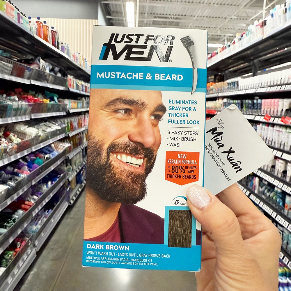 [NHIỀU MÀU] Nhuộm râu Just For Men Mustache & Beard