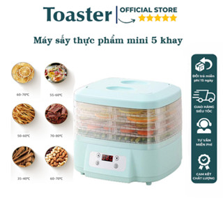 Máy Sấy Khô Thực Phẩm Sấy Khô Củ Quả Cỡ Nhỏ 5 Tầng Tiện Dụng Cho Gia Đình [BH 12 Tháng]