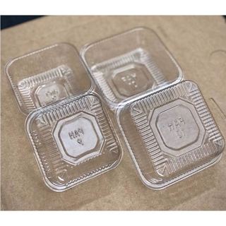 100 Khay trắng đựng bánh trung thu size 150gr-200gr