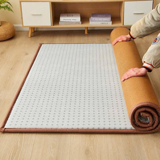 Nệm mây dieu hoa xuất Nhật Bo Décor Mát lạnh, đệm thảm chống trượt êm mềm gọn nhẹ