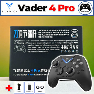 Tay Cầm Flydigi VADER 4 PRO - Tay Cầm Chơi Game Cao Cấp Chơi FO4 FC ONLINE, PC - Bảo Hành 12 Tháng