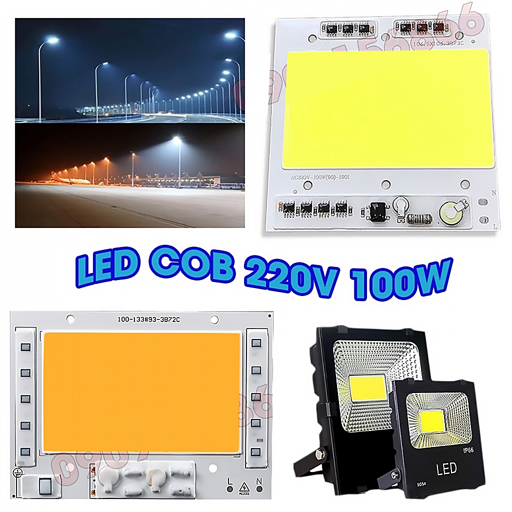 Mắt led cob 100w 50w 200w 220v