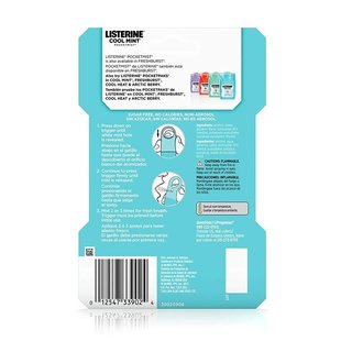 Xịt thơm miệng Listerine Pocketmist - Cool Mint, 2 x 7.7ml