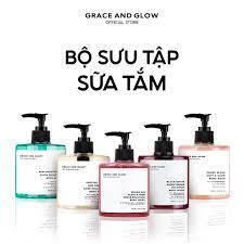  5 Loại sữa tắm trắng da dưỡng ẩm tẩy da chết GRACE AND GLOW Body Wash 400ml 