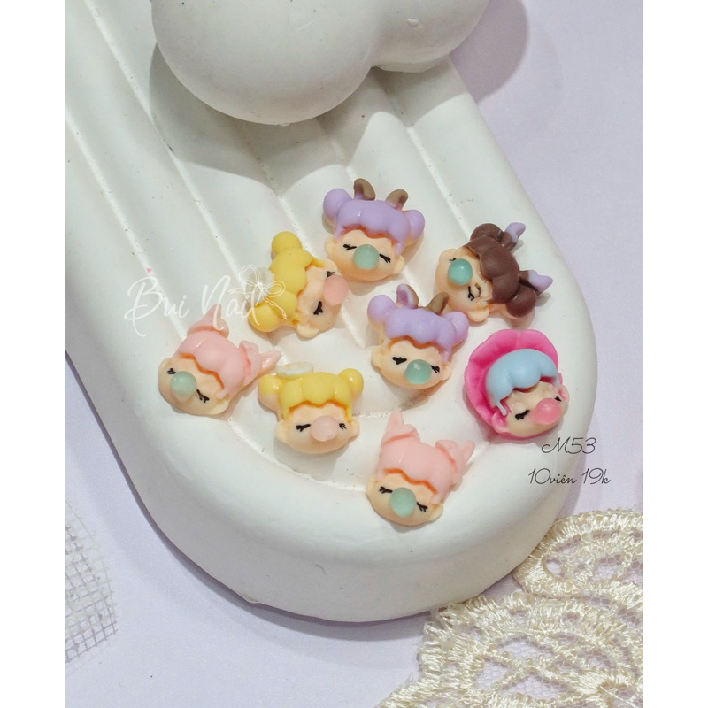 CHARM CÔ GÁI SET 10 VIÊN ( M53-M81 )