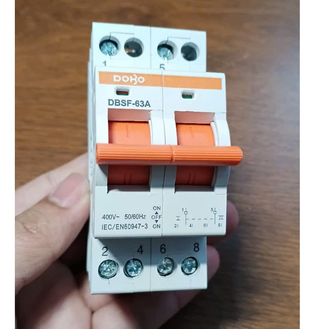 Aptomat Đảo Chiều DBSF-63A DoBo Korea (Dùng Để Đổi Nguồn Điện)
