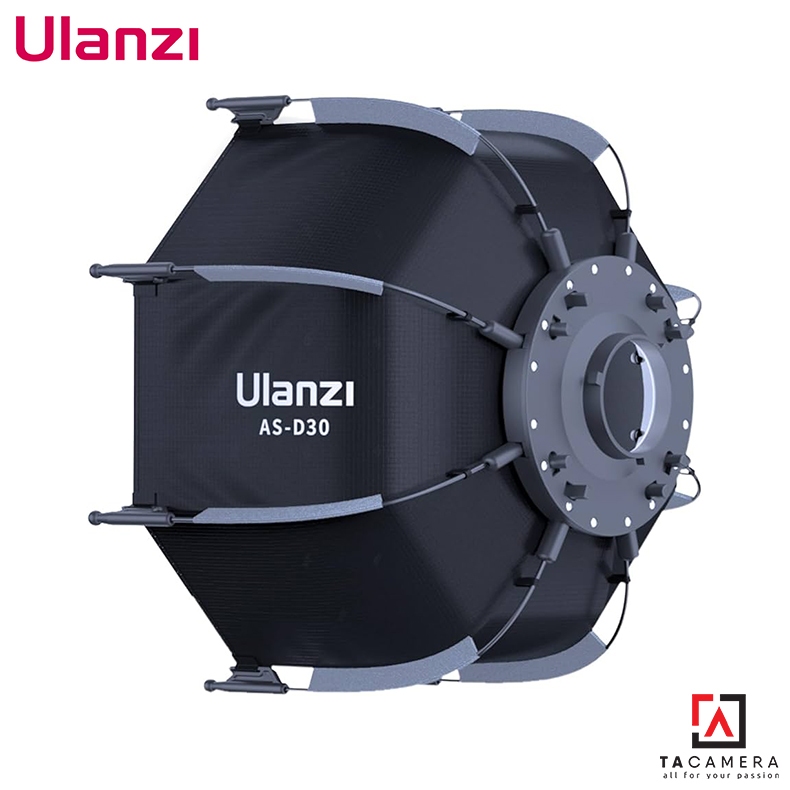 Mini Bowen - Softbox Bát Giác Ulanzi AS-D30 - Thao Tác Nhanh Kèm Tổ Ong - 30cm
