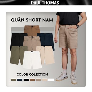Quần Short Nam Kaki PAUL THOMAS Quần Đùi Kaki Túi Jean  Form Regular Chuẩn Châu Á Thoải Mái