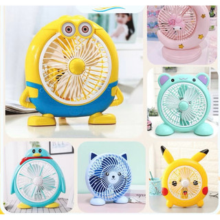 Quạt Mini Hình Thú Dễ Thương để bàn cắm điện phù hợp cho dân văn phòng và trẻ nhỏ