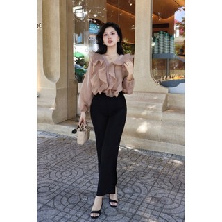 YU CHERRY | Quần nữ form Cullotes Dài 1 YQ019