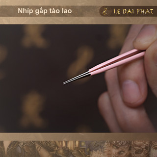 Nhíp 2 đầu gắp đá trang trí móng