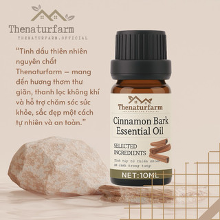  Tinh dầu vỏ quế nguyên chất Thenaturfarm 10ML   Cinnamon Bark Essential Oil   