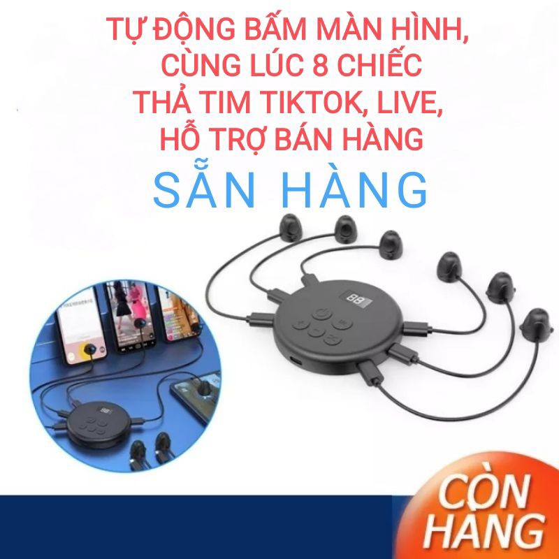 BH 12 tháng-Tự động Nhặt xu Tiktok Lite, đấm bốc, bắp rang bơ, auto click, auto tab, tự động bấm, ga