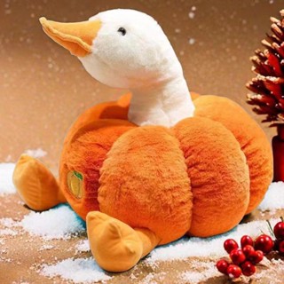 Thú Nhồi Bông Hình Con Ngỗng / Vịt Bí Ngô Hallowen Sáng Tạo Cho Bé Gái