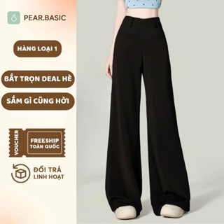 Quần tây ống rộng đi học dáng suông tôn dáng, Quần âu dáng dài chữ A công sở, sinh viên Q15