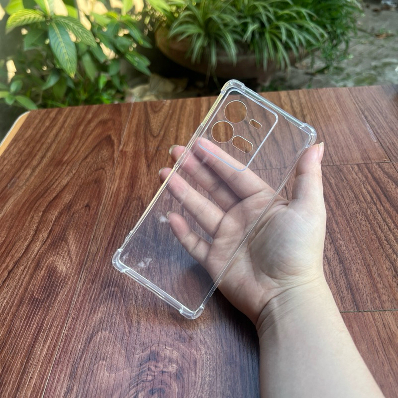 Ốp lưng dẻo silicon cho Vivo IQOO 10 PRO 5G trong suốt và chống sốc 4 góc