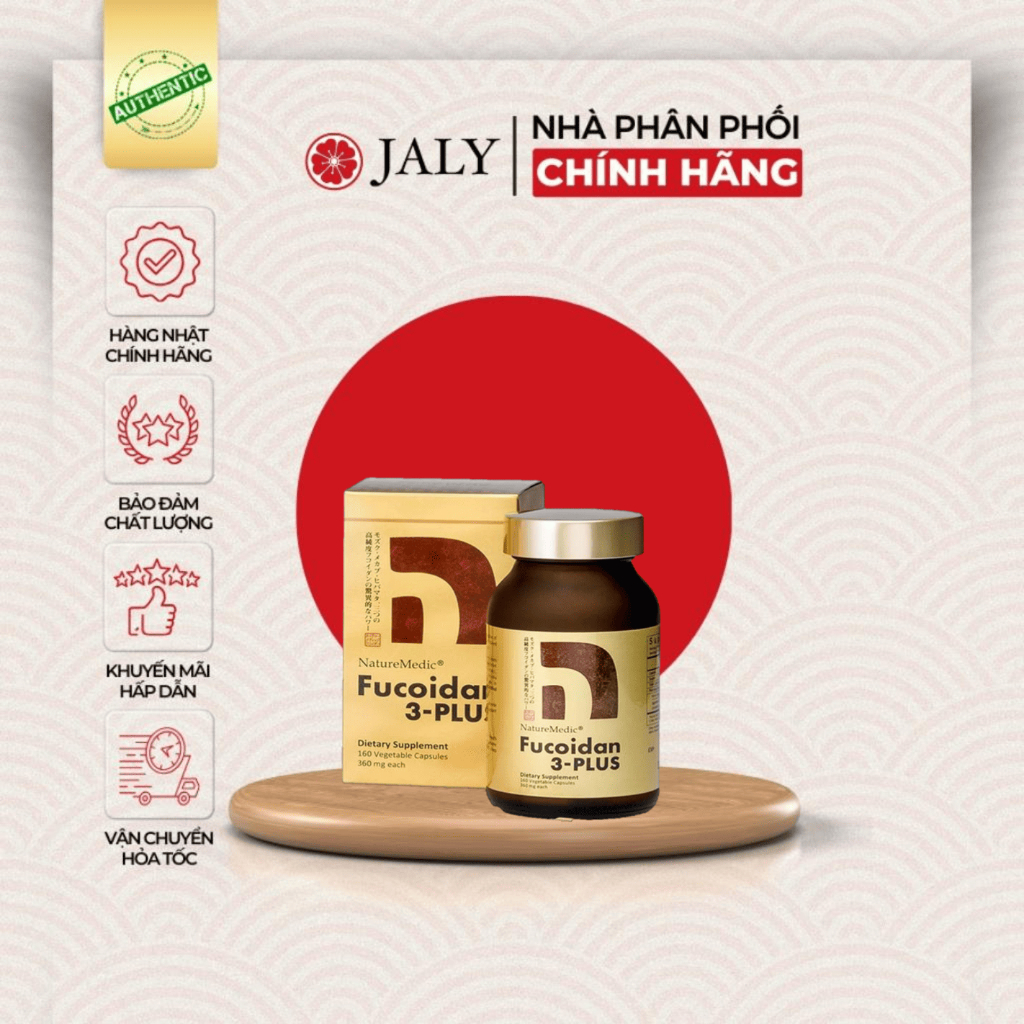 [CHÍNH NGẠCH] VIÊN UỐNG TẢO NÂU FUCOIDAN 3-PLUS NHẬT BẢN HỖ TRỢ TĂNG CƯỜNG SỨC ĐỀ KHÁNG (160 VIÊN)