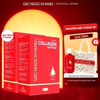   Combo 2 hộp  Nước uống COLLAGEN sắc ngọc khang collagen từ Nitta Gelatin nhật bản cho làn da trắng hồng mịn màng 