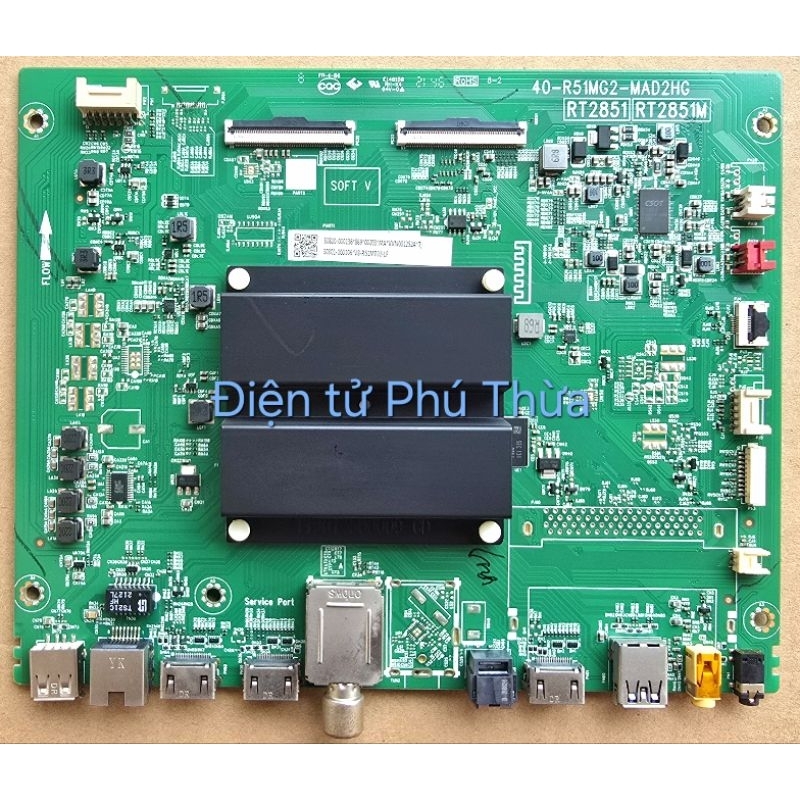 Bo mạch bo khiển bo ng uồn Tv TCL 50C725 (chạy màn CSOT) nguyên zin, hoạt động tốt