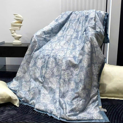 Chăn hè, mền lụa Thái Bo decor kích thước 2mx2m3, mềm - mịn - mát