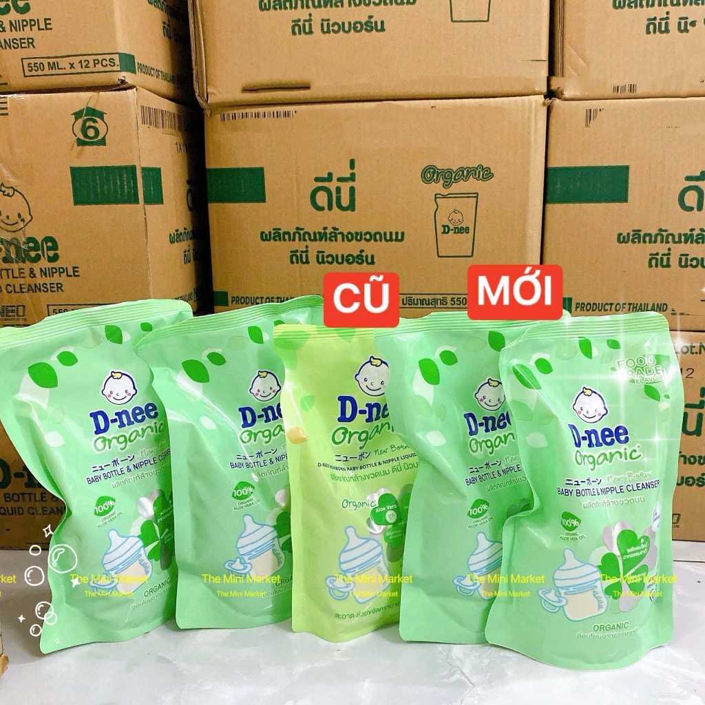 Nước Rửa Bình Sữa Dnee Thái Lan Dung Tích Mới 550ml