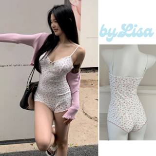 Bộ Đồ Ngủ Sexy Nữ Bigsize Jumpsuit Hoa Nhí Gợi Cảm Bộ Liền Quần Đi Biển Quyến Rũ byLisa