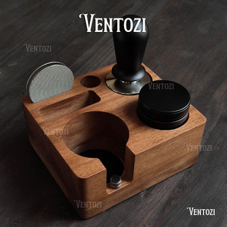  Khay đựng Tamper OCD puckscreen Giá đỡ dụng cụ pha cà phê bằng gỗ hộp gỗ đựng OCD tamper 