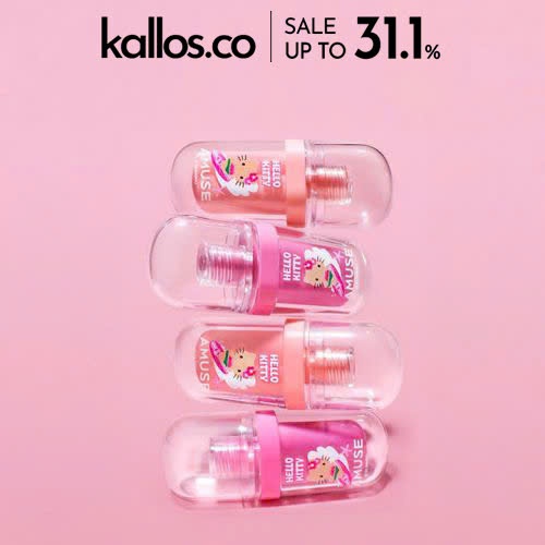 Son Tint Bóng Amuse Jel Fit Tint Tanning Hello Kitty, Lip Fuller, Mini Set - Kallos Vietnam