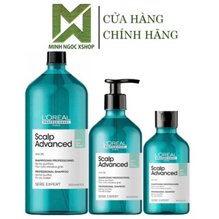 Dầu gội dưỡng tóc giảm dầu bết L'Oréal - Loreal Scalp Advanced Anti - Gras Oiliness 300ML - 500ML - 1500ML