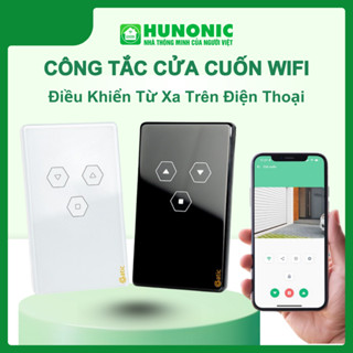Công Tắc Cửa Cuốn WiFi Thông Minh Hunonic Datic Điều Khiển Từ Xa, Ghi Lịch Sử Từng Tài Khoản Sử Dụng
