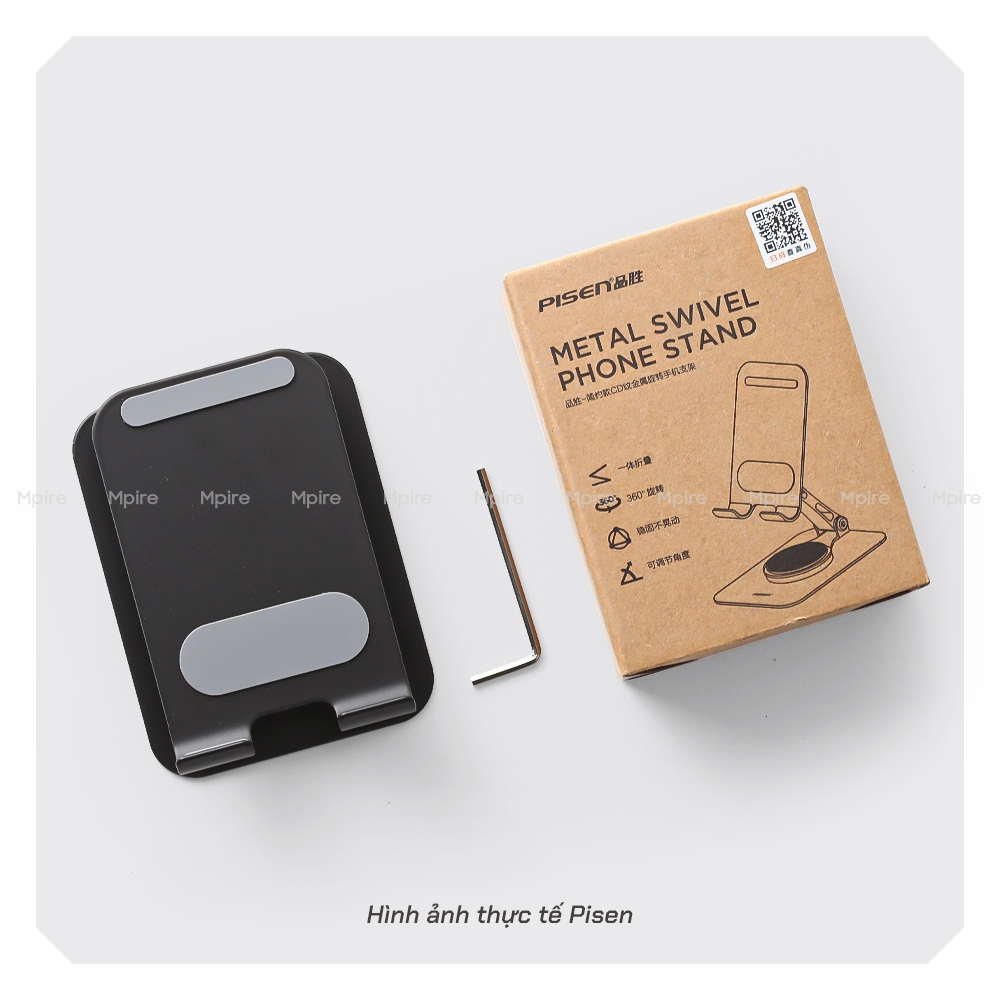 Giá Đỡ Pisen UR Cho Điện Thoại Máy Tính Bảng Hợp Kim Bền Bỉ, Có Thể Gấp Gọn, Góc Xoay Tùy Chỉnh 360 Độ | BigBuy360 - bigbuy360.vn