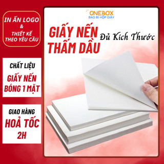  1Kg Giấy Nến Lót Bánh Pizza Giấy Thấm Dầu Chuyên Dụng Lót Bánh Size 16cm 18cm 20cm 22cm 24cm 28cm,30cm 