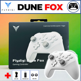 Tay Cầm Flydigi Dune Fox Chính Hãng Không Dây 2.4G, Hall Effect Chơi Game FCO PC - BH 12 Tháng