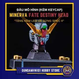   KÈM KEYCAP LED  MINERVA 1 100 FATE DESTINY HEAD  MG 8828 MC METAL BUILD  - mô hình đầu spec 2 ii gundam bàn phím cơ 