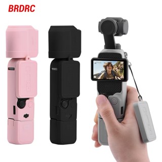 Ốp Silicon BRDRC Cho DJI Osmo Pocket 3 Tay Cầm Máy Ảnh Gimbal Cầm Tay Vỏ Chống Trầy Xước Vỏ Bảo Vệ Mềm Nắp Ống Kính Vỏ C