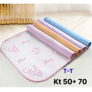 (Có video quay sp) Lót chống thấm 4 lớp dày (50x70cm), miếng lót tiện lợi cho bé