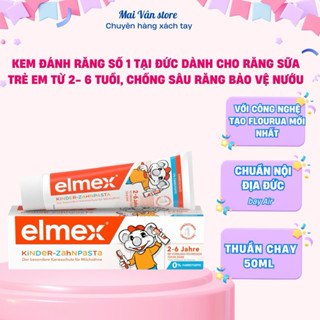 Kem đánh răng Elmex cho bé nuốt được 0-12 tuổi bảo vệ men răng chống sâu răng an toàn cho bé nội địa Đức – Mai Vân Store
