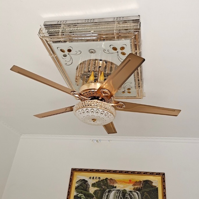 Quạt Trần LATO 5 Cánh Lõi Đồng Chạy Êm 6 Cấp Độ Gió 3 Chế Độ Đèn Điều Khiển Từ Xa Bảo Hành 10 Năm Mã 02