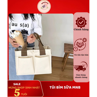 Túi Bỉm Sữa MNB Đa Năng Đựng Đồ Cho Mẹ Và Bé – Nhiều Ngăn Tiện Lợi – Chất Vải Canvas