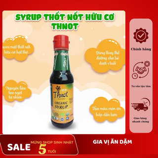 Syrup Thốt Nốt Hữu Cơ Thnot 150ml – Nguyên Liệu Tạo Ngọt Tự Nhiên Cho Bé Ăn Dặm, Thay Thế Đường Trắng
