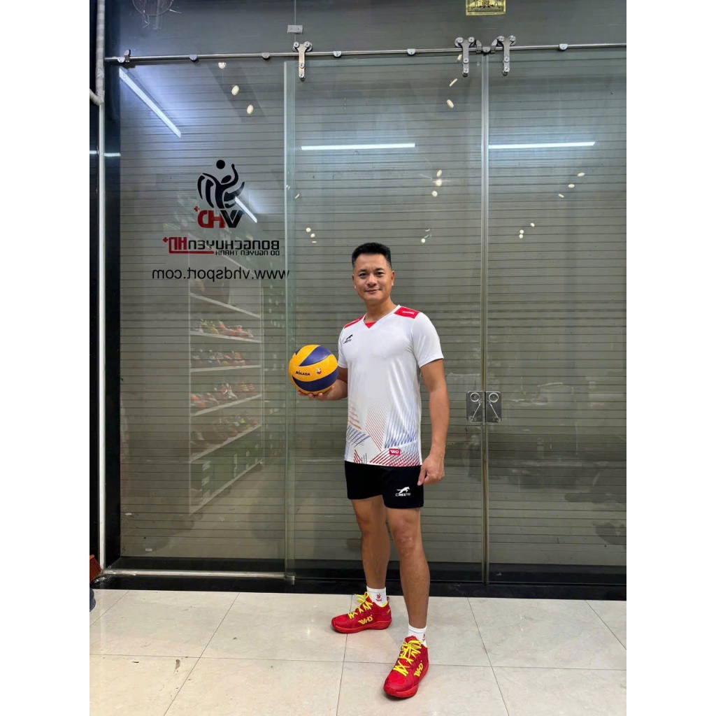 Bộ Áo Cổ Tim Thế Thao VHD Cabeto Dành cho Nam Nữ, Thoáng mát, thấm hút mồ hôi, co giãn 4 chiều.